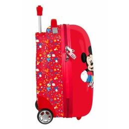 Stitch|Trolley de Cabine Stitch GOOD DAY Vermelho 28 x 43 x 23 cm