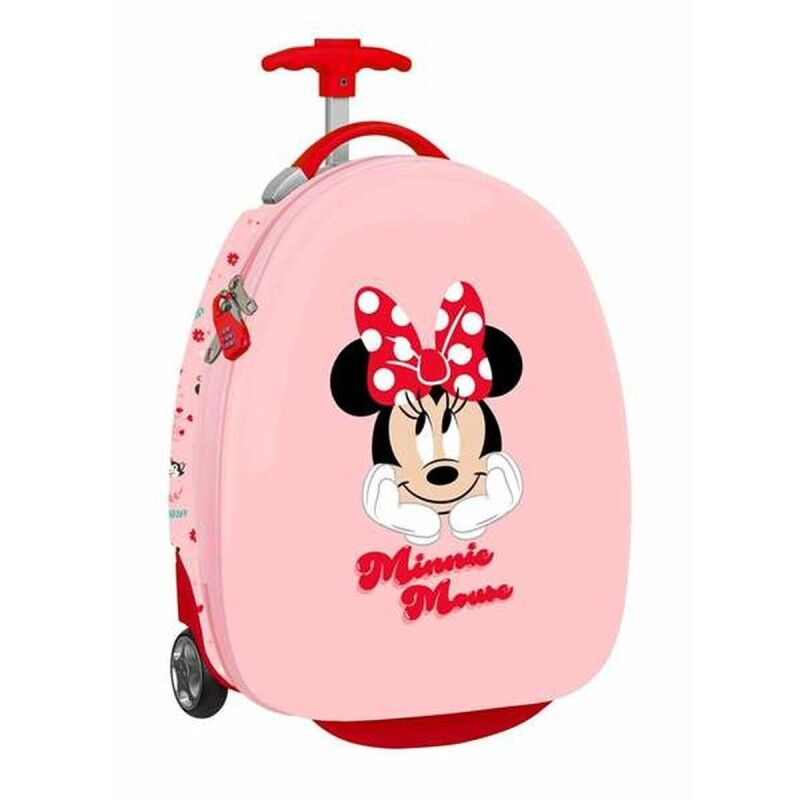 Stitch|Trolley de Cabine Stitch NAIVE Rosa Claro 28 x 43 x 23 cm