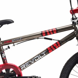 Bicicleta Infantil Huffy 23549W Revolt Preto Vermelho Cinzento