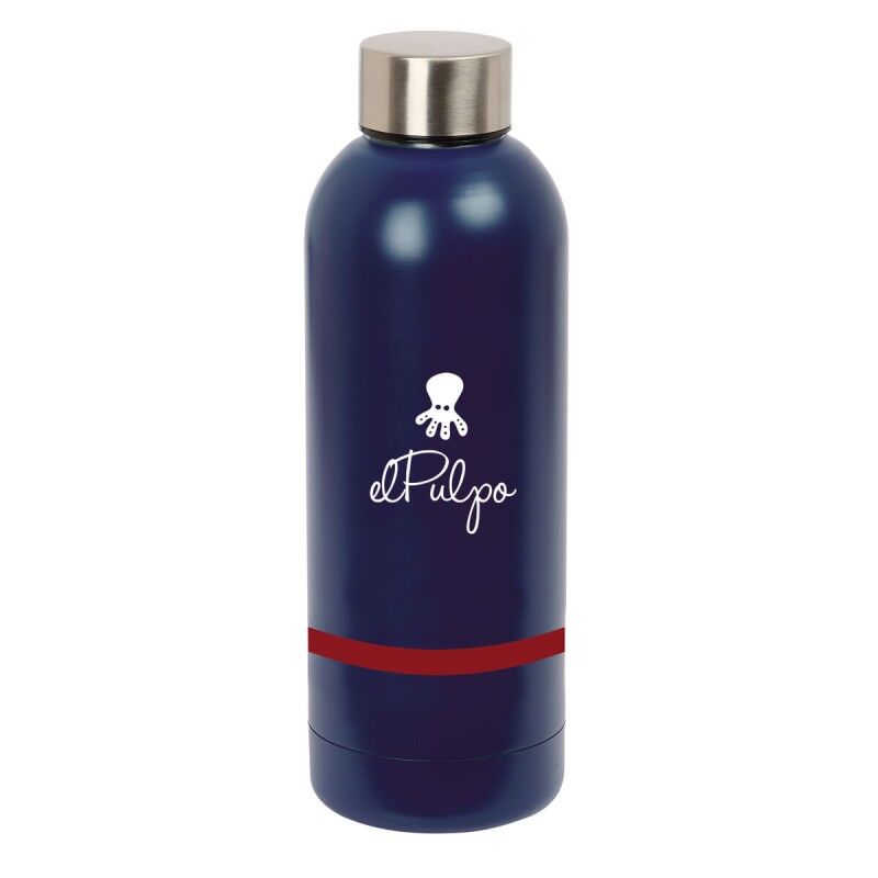 El Pulpo|Garrafa Térmica El Pulpo Azul Marinho Aço inoxidável 500 ml El Pulpo|Garrafa Térmica El Pulpo Azul Marinho Aço inoxidável 500 ml