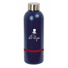 El Pulpo|Garrafa Térmica El Pulpo Azul Marinho Aço inoxidável 500 ml