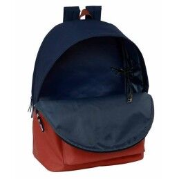 El Pulpo|Mochila Escolar El Pulpo   Vermelho Azul Marinho 31 x 44 x 18 cm