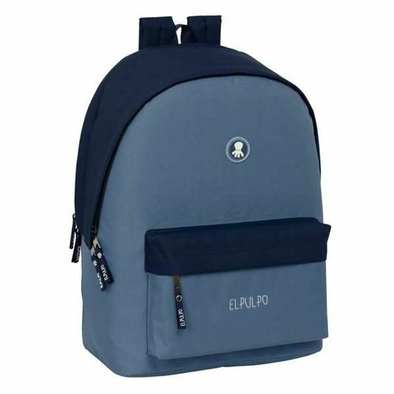 El Pulpo|Mochila Escolar El Pulpo Azul Azul Marinho 31 x 44 x 18 cm El Pulpo|Mochila Escolar El Pulpo Azul Azul Marinho 31 x 44 x 18 cm