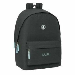 BlackFit8|Mochila Escolar com Rodas Compact BlackFit8 M918 Turquesa 33 X 45 X 22 cm
