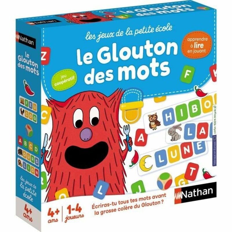 Nathan|Jogo Educativo Nathan le glouton des mots Nathan|Jogo Educativo Nathan le glouton des mots