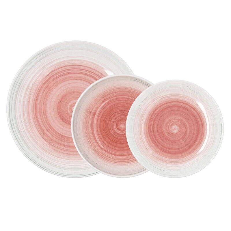 Quid|Louça Quid Velvet Cor de Rosa Cerâmica 18 Peças Quid|Louça Quid Velvet Cor de Rosa Cerâmica 18 Peças