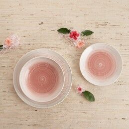 Quid|Louça Quid Velvet Cor de Rosa Cerâmica 18 Peças