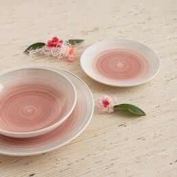 Quid|Louça Quid Velvet Cor de Rosa Cerâmica 18 Peças