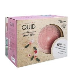 Quid|Louça Quid Velvet Cor de Rosa Cerâmica 18 Peças