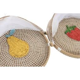 Home ESPRIT|Tampa para pratos Home ESPRIT Fibra natural 40 x 40 x 24 cm
