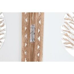 Home ESPRIT|Biombo Home ESPRIT Branco Natural Madeira de mangueira Madeira MDF 153 X 2,3 X 182 CM