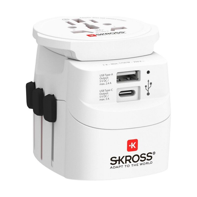 Skross|Adaptador de tomada universal de viagem Skross 1302472