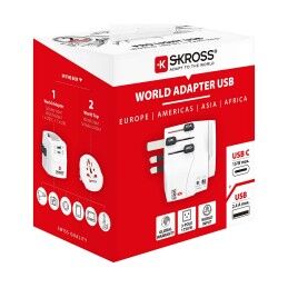 Skross|Adaptador de tomada universal de viagem Skross 1302472