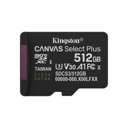 Kingston|Cartão de Memória Micro SD com Adaptador Kingston SDCS3/512GB 512 GB