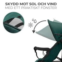 Kinderkraft|Carrinho de passeio para bebê Kinderkraft KSTIK000GRE0000 Verde 1 Peça
