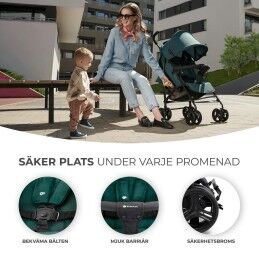 Kinderkraft|Carrinho de passeio para bebê Kinderkraft KSTIK000GRE0000 Verde 1 Peça