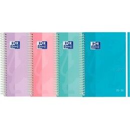 Oxford|Agenda Oxford TOUCH 1/4 15 x 21 cm 2025-2026 (10 Unidades)