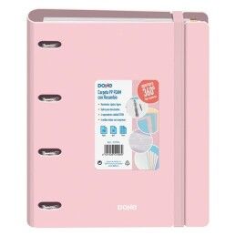 DOHE|Pasta com argolas DOHE Cor de Rosa A4 (12 Unidades)