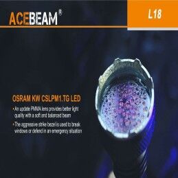Acebeam|Lanterna Acebeam L18 WHITE LIGHT 1500 lm