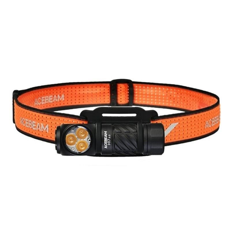 Acebeam|Lanterna LED para a Cabeça Acebeam H17 2.0 Preto Laranja
