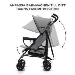 Kinderkraft|Carrinho de passeio para bebê Kinderkraft KSTIK000GRY0000 Cinzento 1 Peça