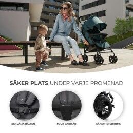 Kinderkraft|Carrinho de passeio para bebê Kinderkraft KSTIK000GRY0000 Cinzento 1 Peça