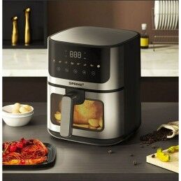 Prime3|Fritadeira de Ar Prime3 SAF32 Preto Prateado 1400 W 4,5 L