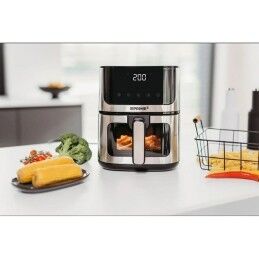 Prime3|Fritadeira de Ar Prime3 SAF32 Preto Prateado 1400 W 4,5 L