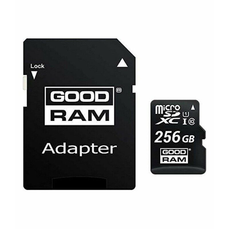 GoodRam|Cartão Micro SD GoodRam M1AA-2560R12 Preto 256 GB GoodRam|Cartão Micro SD GoodRam M1AA-2560R12 Preto 256 GB