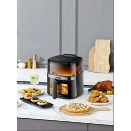 Prime3|Fritadeira de Ar Prime3 SAF51 Preto Prateado 1500 W 4,5 L