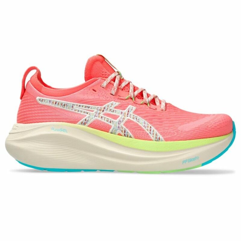 Asics|Sapatilhas de Running para Adultos Asics Gel-Nimbus 27 Tr Vermelho Cor de Rosa Asics|Sapatilhas de Running para Adultos Asics Gel-Nimbus 27 Tr Vermelho Cor de Rosa