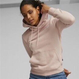 Puma|Polar com Capuz Mulher Puma Rosa Claro