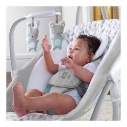 Ingenuity|Cadeira de baloiço Ingenuity 2-in-1 Swing Lounger - Raylan Cinzento Branco
