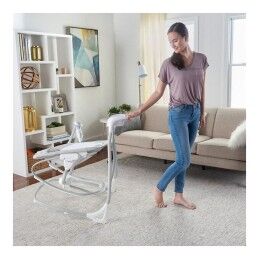 Ingenuity|Cadeira de baloiço Ingenuity 2-in-1 Swing Lounger - Raylan Cinzento Branco