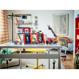 Lego|Playset Lego 60414 Fire station with Fire engine