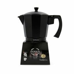 Bidasoa|Cafeteira Italiana Bidasoa Tribeca Metal Aço 12 Kopjes