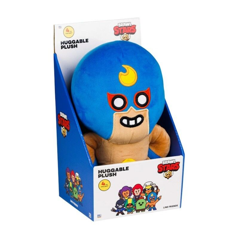 Brawl Stars|Peluche Brawl Stars S1 HUGGABLE PLUSH - EL PRIMO 30 cm Brawl Stars|Peluche Brawl Stars S1 HUGGABLE PLUSH - EL PRIMO 30 cm