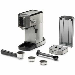 Orbegozo|Máquina de Café Expresso Manual Orbegozo 18290 OR Prateado