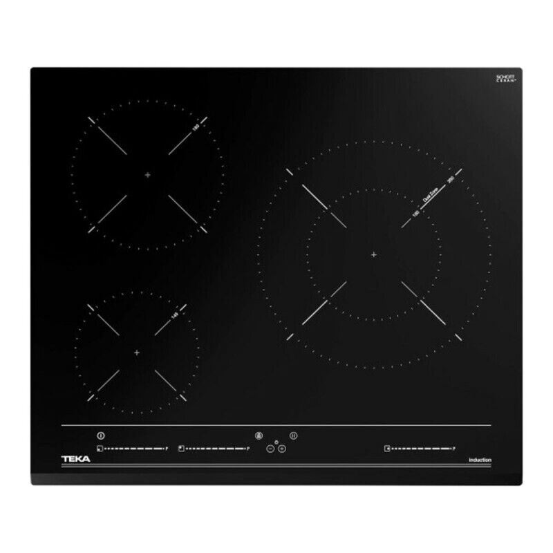 Teka|Placa de Indução Teka IZC63015BKMSS 60 cm (3 Zonas de Cozedura)