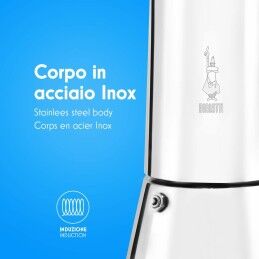 Bialetti|Cafeteira Italiana Bialetti 0007254 Prateado Aço inoxidável 4 Kopjes 200 ml