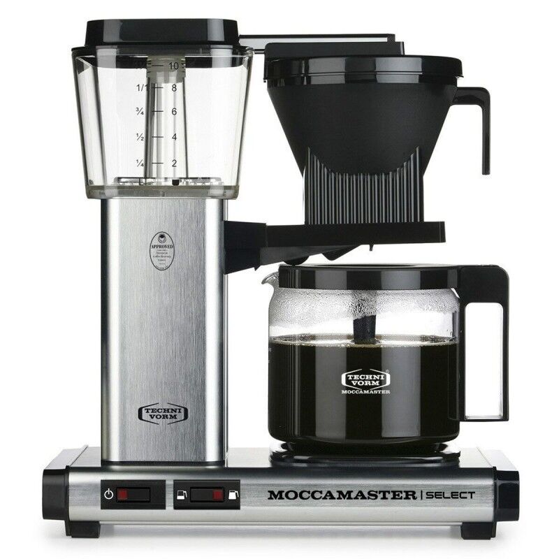 Moccamaster|Máquina de Café de Filtro Moccamaster Preto Aço 1520 W 1,25 L Moccamaster|Máquina de Café de Filtro Moccamaster Preto Aço 1520 W 1,25 L