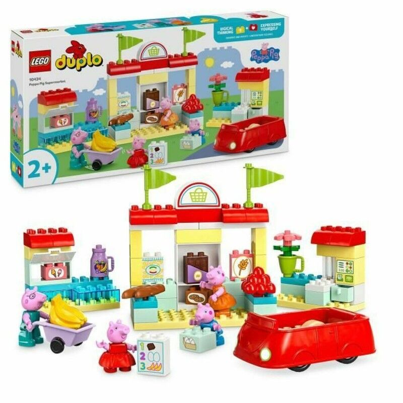 Lego|Jogo de Construção Lego 10434 Peppa Pig 70 piezas Lego|Jogo de Construção Lego 10434 Peppa Pig 70 piezas