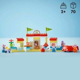 Lego|Jogo de Construção Lego 10434 Peppa Pig 70 piezas