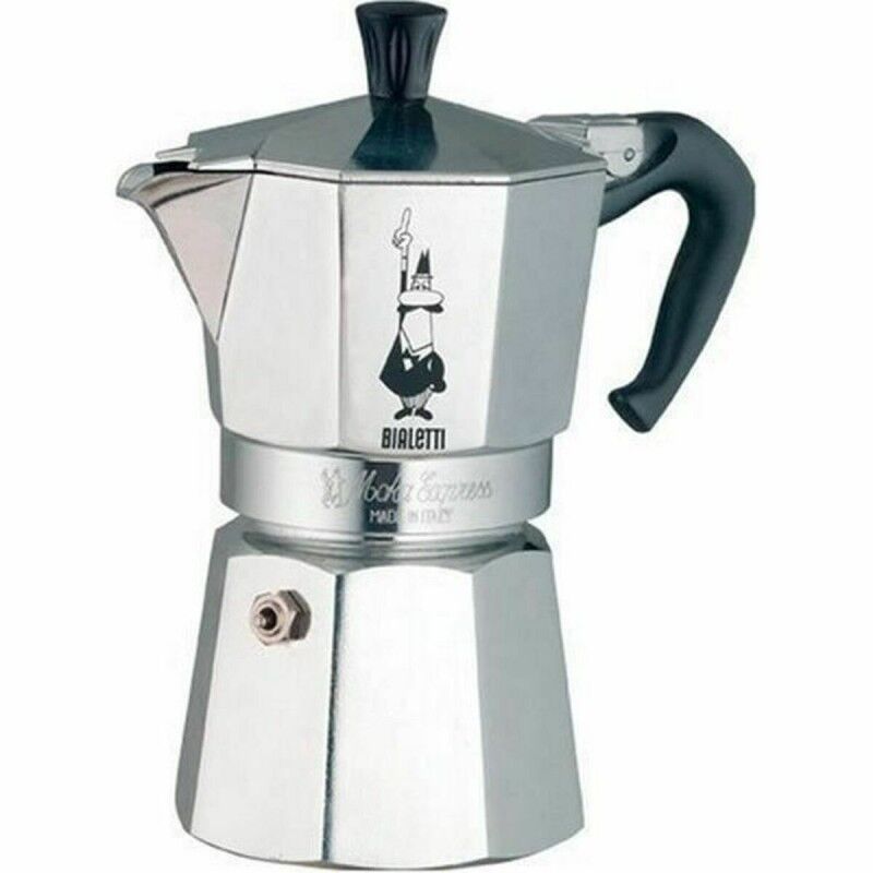 Bialetti|Cafeteira Italiana Bialetti 990001164 Alumínio 4 Kopjes 0,23 l