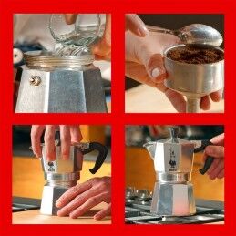 Bialetti|Cafeteira Italiana Bialetti 990001164 Alumínio 4 Kopjes 0,23 l