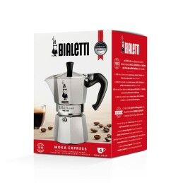 Bialetti|Cafeteira Italiana Bialetti 990001164 Alumínio 4 Kopjes 0,23 l