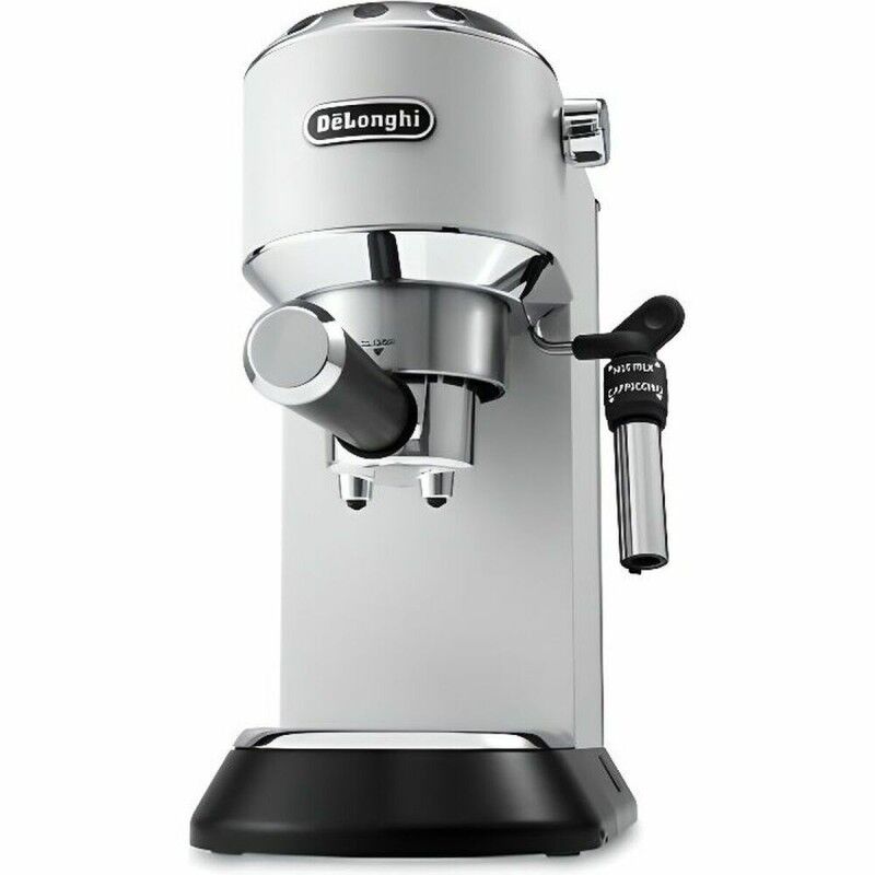 DeLonghi|Cafeteira de Êmbolo DeLonghi EC 685.W 1300 W Metal Aço inoxidável Plástico Branco 1 L DeLonghi|Cafeteira de Êmbolo DeLonghi EC 685.W 1300 W Metal Aço inoxidável Plástico Branco 1 L