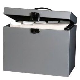 Oxford|Caixa de Arquivo Oxford Class n Go Cinzento A4 29,5 x 37 x 22 cm (3 Unidades)