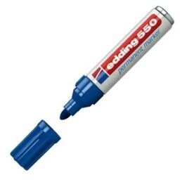 Edding|Rotulador permanente Edding 550 Azul (10 Unidades)