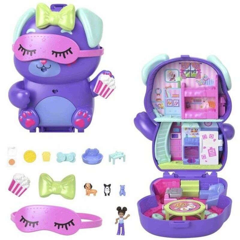 Polly Pocket|Playset Polly Pocket PUPPY PYJAMA PARTY BOX Polly Pocket|Playset Polly Pocket PUPPY PYJAMA PARTY BOX